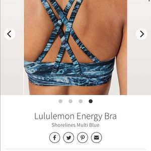 Blue Energy Bra